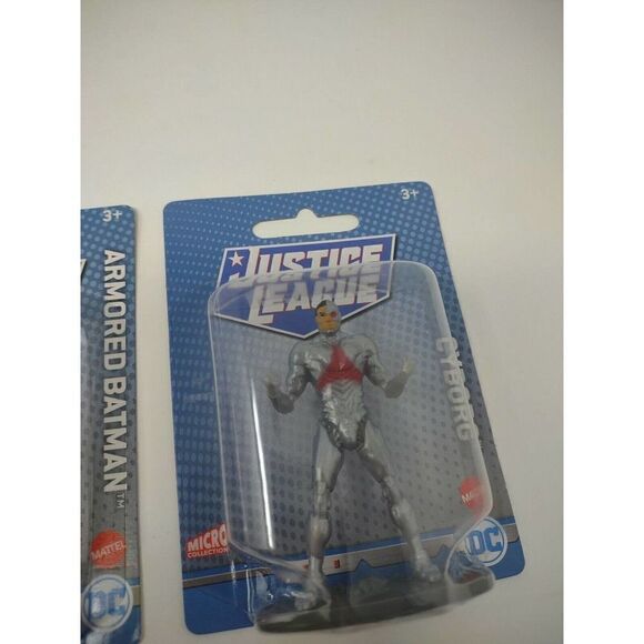 DC Justice League Minifigures Lot Of 5 Superman Wonder Woman Batman Cyborg Flash - Picture 6 of 6